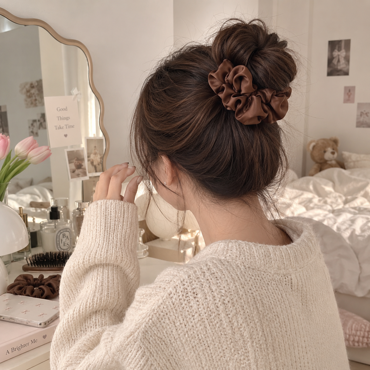 Classic Satin Mini Scrunchies