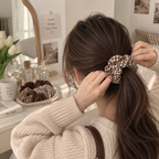 Korean Houndstooth Large Scrunchies
